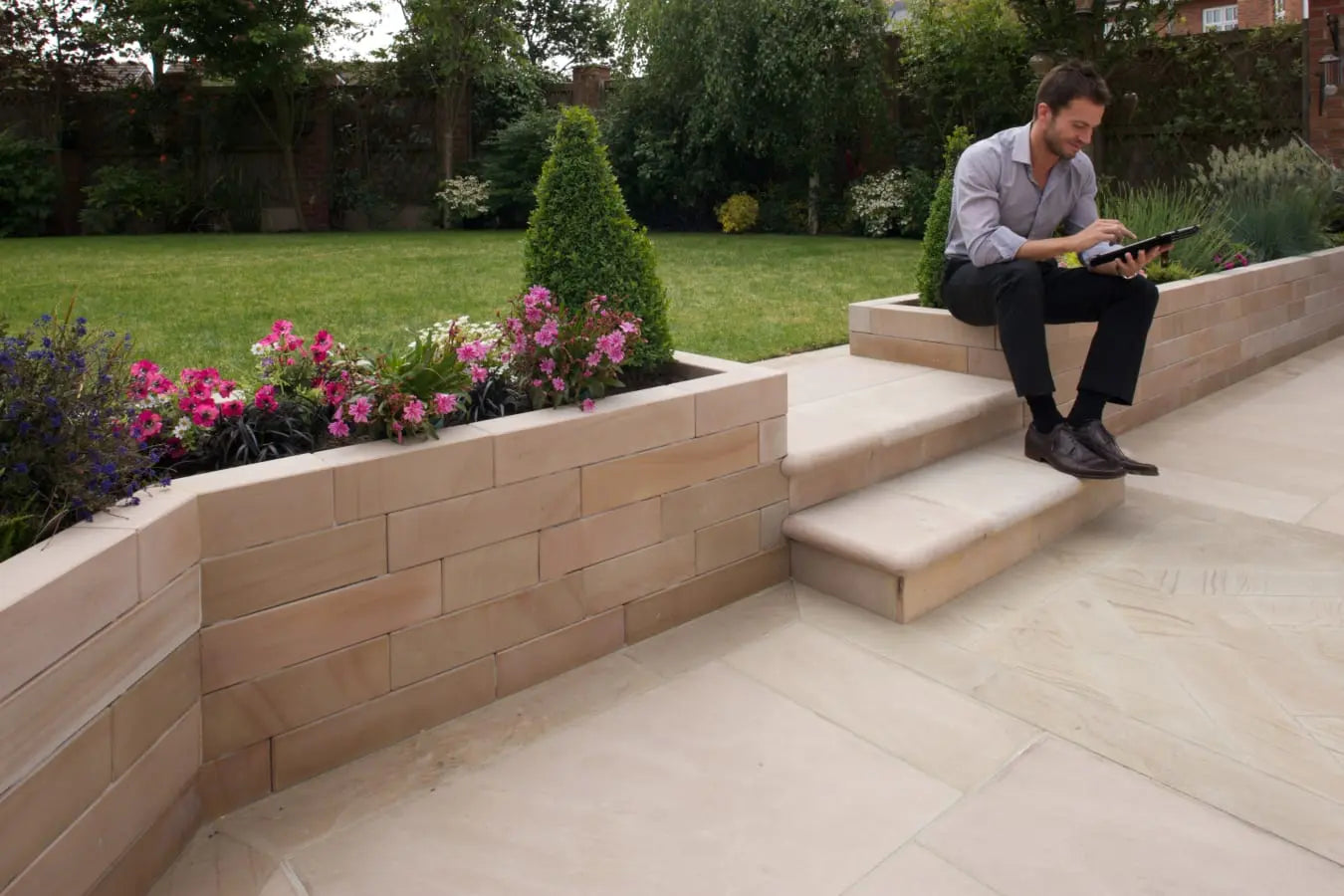 Fairstone Sawn Walling by Marshalls - Project Pack Marshalls