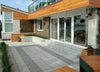 Marshalls Argent Coarse Paving in Light and Dark