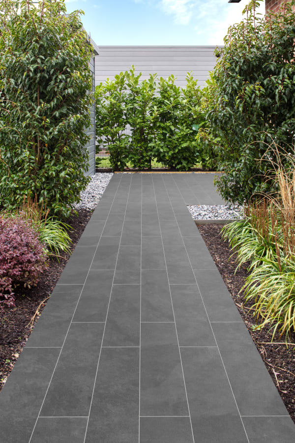 Marshalls Arrento Grey Paving installed 